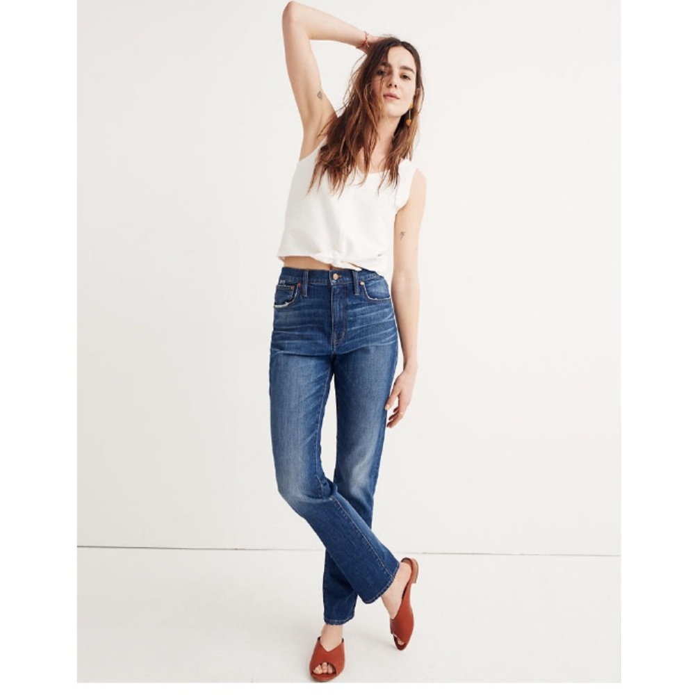 Madewell The Tall High-Rise Slim Boyjean